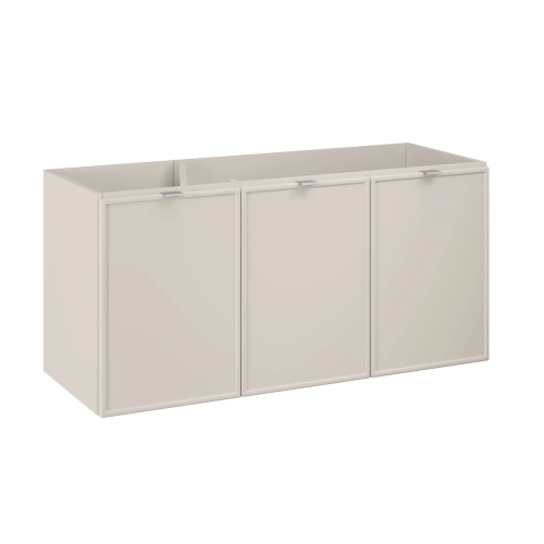 Szafka pod umywalkę 120cm wisząca kaszmirowy mat trzydrzwiowa BELLA CASHMERE 82-120-46-3D, Comad
